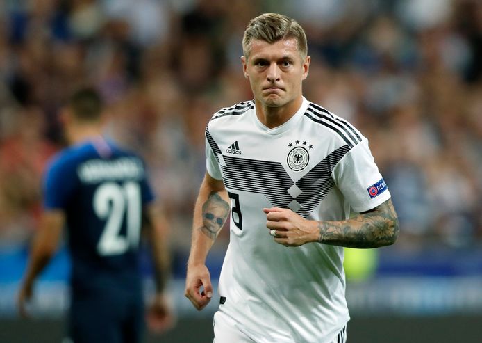 Toni Kroos als speler van de Mannschaft in 2018.