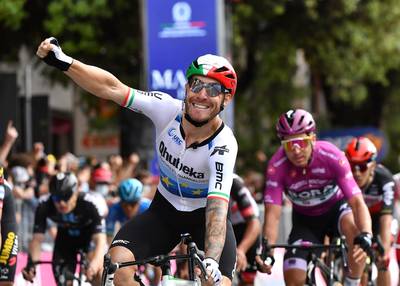 L’Italien Nizzolo vainqueur au sprint de la 13e étape du Giro