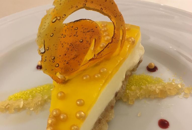 Cheesecake met limoncello. Beeld Mac van Dinther