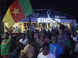 Feestvreugde bij supporters Kameroen na historische winst op Brazilië