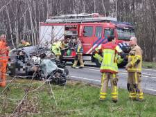 Dode bij ernstig ongeval op N18 bij Lievelde, weg voorlopig dicht