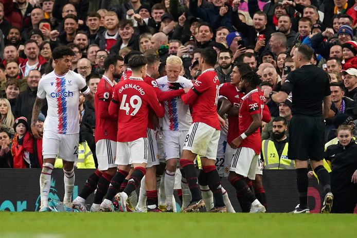 Opstootje bij Manchester United - Crystal Palace.