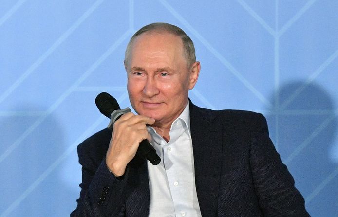 De Russische president Poetin.