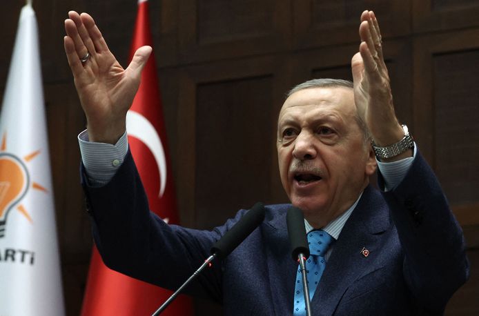 Turkse president Recep Tayyip Erdogan.