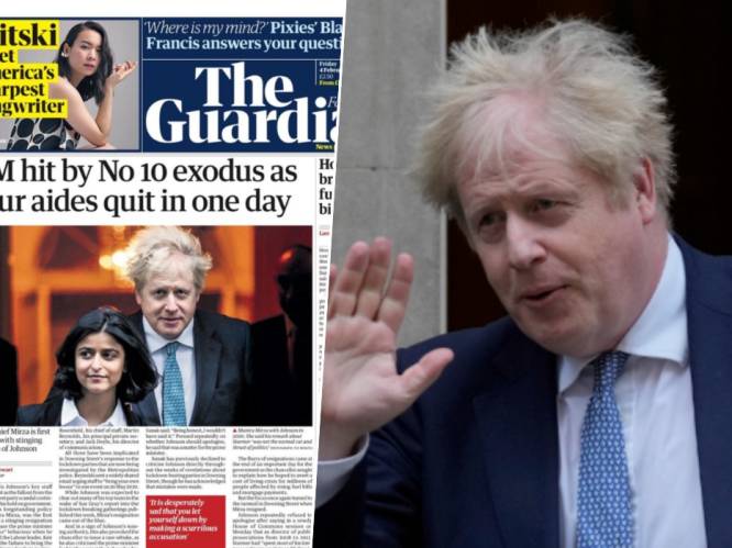 Van “exodus” tot “perfecte storm”: Britse pers erg scherp voor premier Johnson na vertrek van medewerkers
