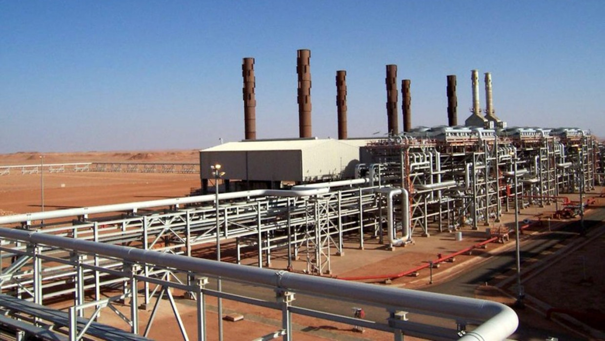 Gasinstallatie van BP in Algerije. Beeld anp