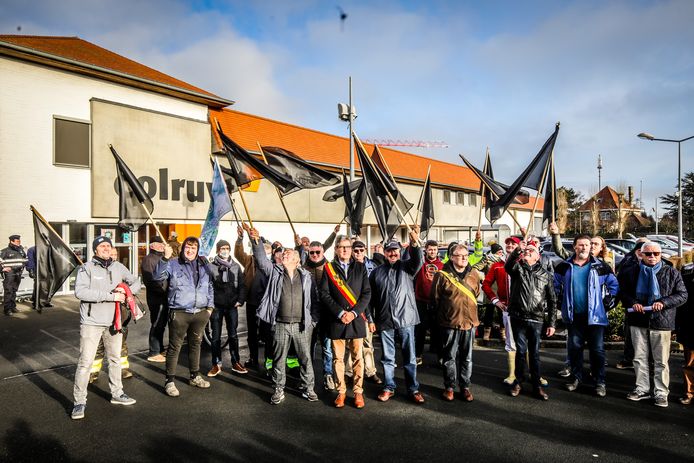 'Als Colruyt de weg in zee verspert dan versperren wij de weg aan de winkel', was het idee achter de actie