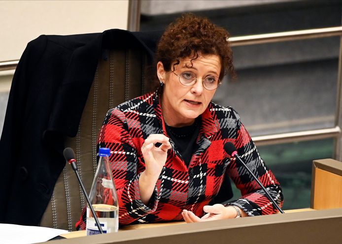 Vlaams minister van mobiliteit Lydia Peeters (Open Vld).