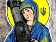 ‘Heilige Javelin’ als symbool voor Oekraïens verzet: Canadees zamelt meer dan 825.000 euro in voor Oekraïne met beeltenis van Maria met antitankwapen