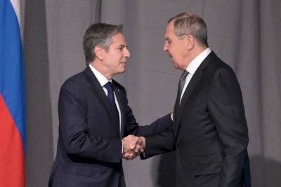 Blinken en Lavrov proberen Oekraïne-crisis in Genève te ontwarren