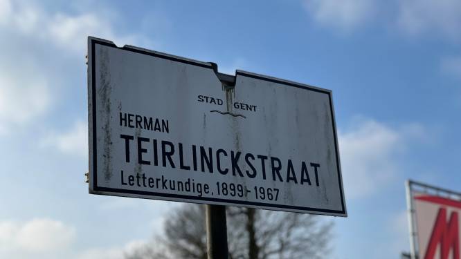 Knoert van een fout in straatnaambordje Herman Teirlinckstraat: “In 1899 vierde hij zijn 20ste verjaardag”