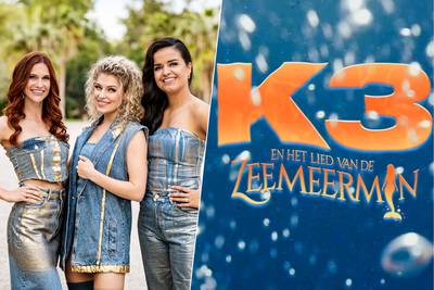 Hanne, Marthe en Julia eind 2024 voor het eerst samen op het grote scherm in nieuwe film ‘K3 en het lied van de zeemeermin’