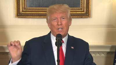 Trump: 'geweld, racisme en intolerantie horen niet thuis in de VS'