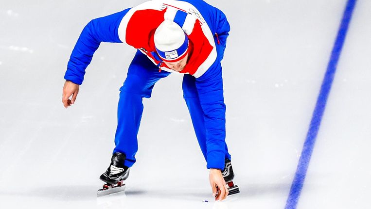 Perseus Terugbetaling Vermaken Blokhuijsen verloor veertje en reed ploegenachtervolging verder met 'halve  schaats'