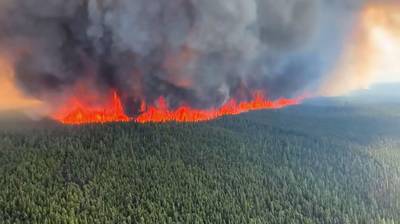 Bosbranden in westen van Canada laaien weer op