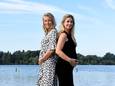 Ex-topsporters Anouk Hoogendijk en Annouk de Rijk zijn opnieuw samen zwanger.