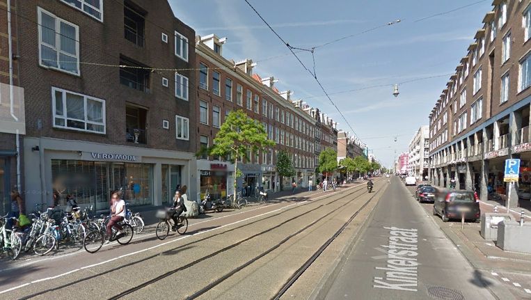 De Kinkerstraat Beeld Google Street View