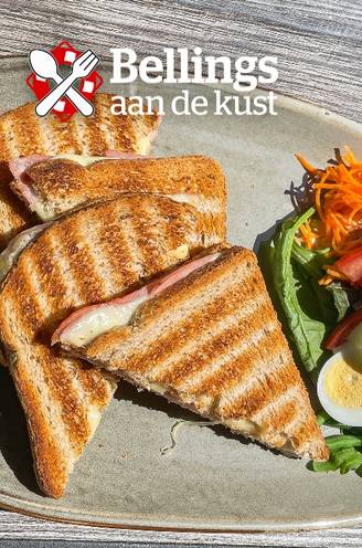 Luc Bellings proeft croque-monsieurs aan de kust en deelt een 1/10 uit: “Een van de allerslechtste croques ooit, al goed dat ik er maar ééntje kreeg”