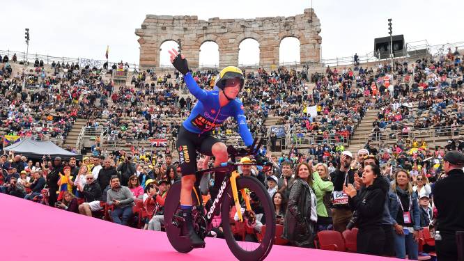 Hindley wint Giro d'Italia, Nederlanders bijten zich in afsluitende tijdrit stuk op Sobrero