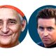De mensen: Rayyanah Barnawi, Matteo Maria Zuppi, Donal Gibson en Miley Cyrus