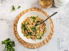Wat Eten We Vandaag: Courgetti met spekjes en Parmezaanse kaas