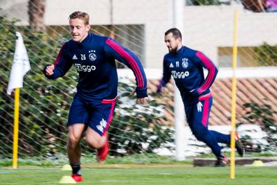 B-elftal Ajax blijft steken op gelijkspel tegen Duisburg