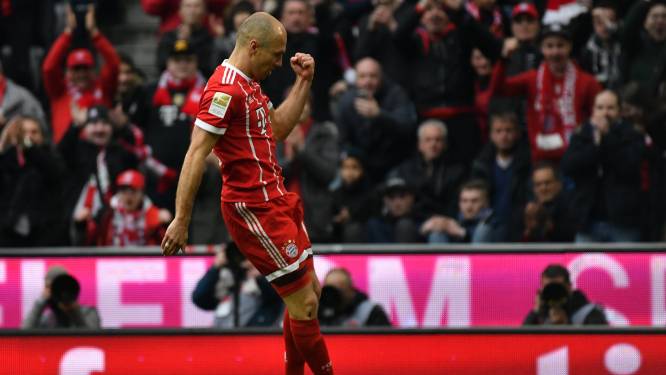 Robben scoort voor makkelijk winnend Bayern