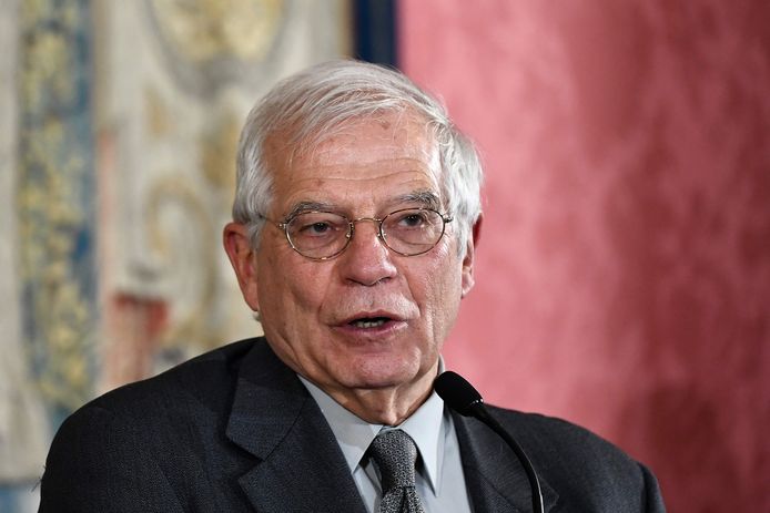 Josep Borrell, de hoge vertegenwoordiger van het Europees buitenlands beleid