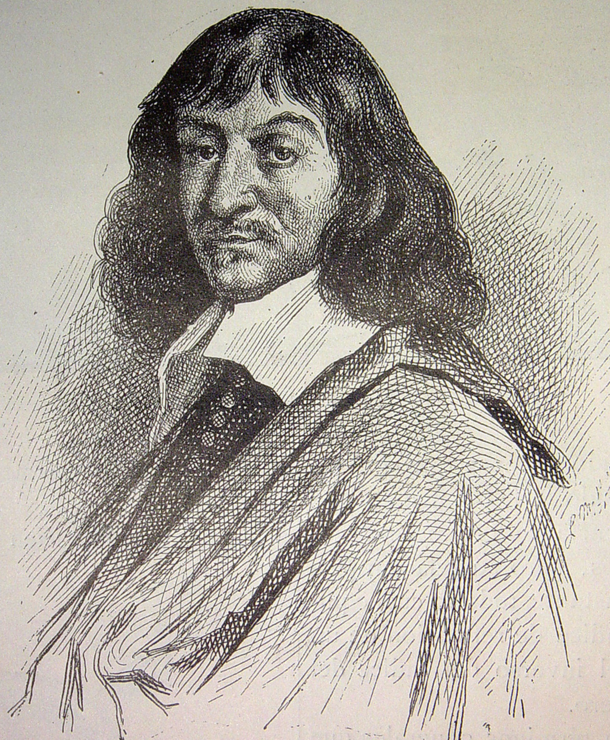René Descartes Beeld Flickr/Biblioteca de la Facultad de Derecho y Ciencias del Trabajo