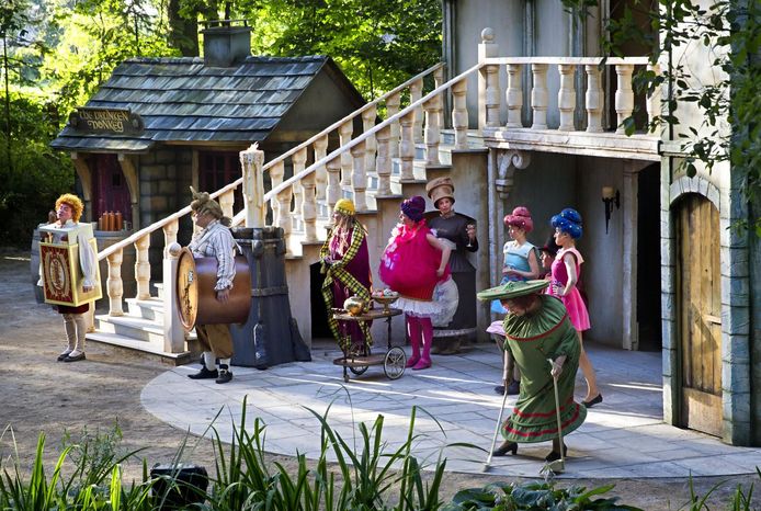 'Belle en het Beest' in het openluchttheater van Handel.