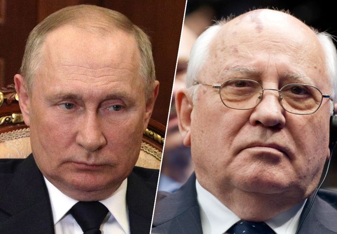 Poetin en Gorbatsjov.