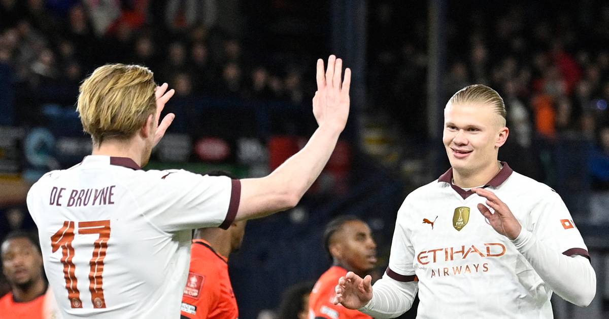 Two crazy machines destroy everything: four assists for De Bruyne, five goals for Haaland |  sports