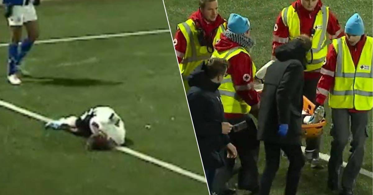 look.  Fear of serious injury: Belgian talent Godets left the field on a stretcher at the Ajax Stadium |  Foreign football