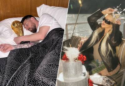 CELEB 24/7. Lionel Messi waakt over de wereldbeker en Christina Aguilera viert haar verjaardag in Vietnam