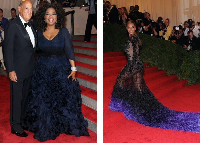 Links: Oprah Winfrey. Rechts: Beyoncé.