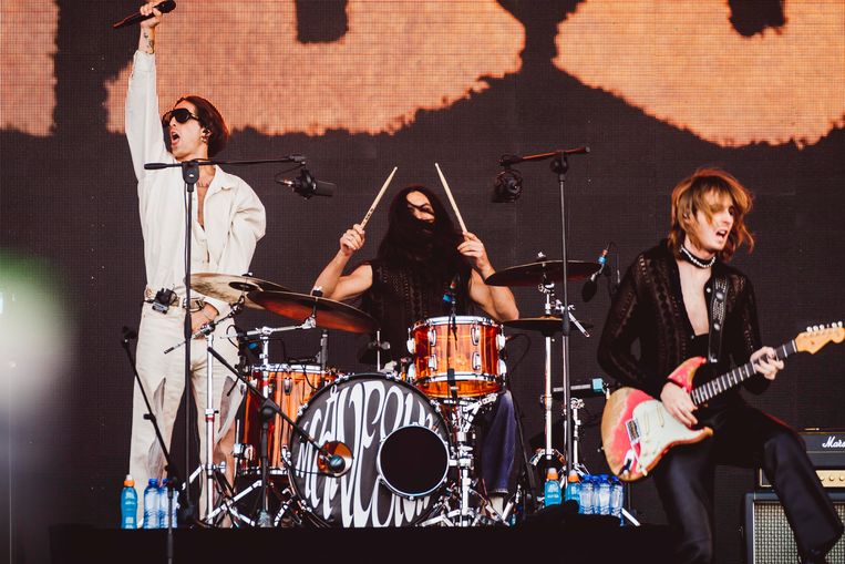 Måneskin op Rock Werchter Beeld © Stefaan Temmerman