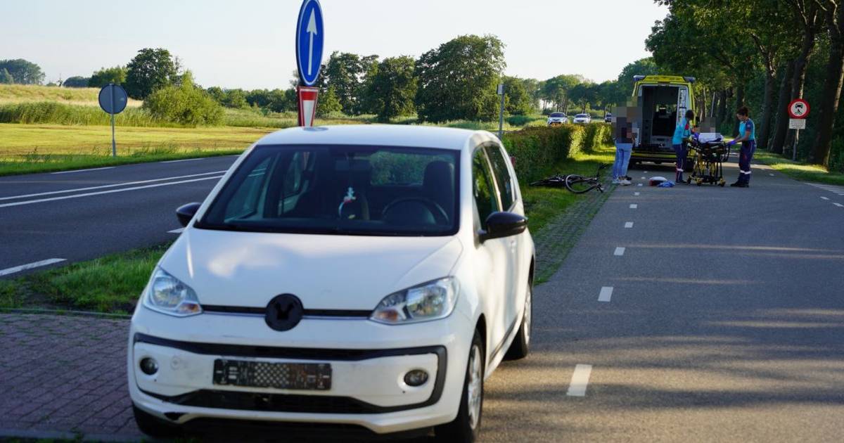 Fietsster gewond bij aanrijding in Hasselt.