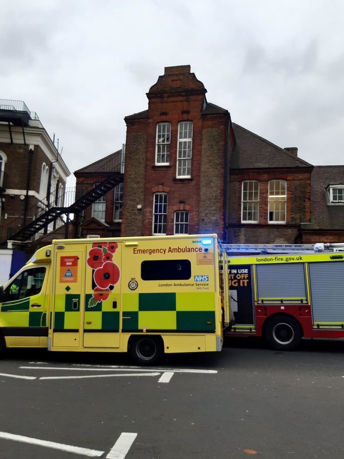 LONDON FIRE BRIGADE via REUTERS