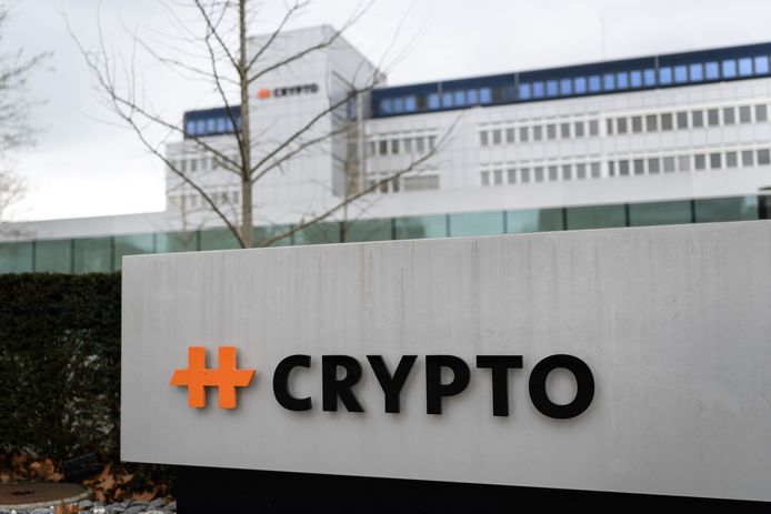 Het hoofdkantoor van Crypto AG in het Zwitserse Steinhausen, nabij de stad Zug.