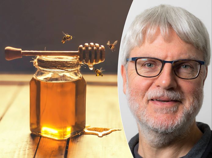 Honingexpert Wim Reybroeck, onderzoeker bij het ILVO, legt uit hoe je goede honing herkent.