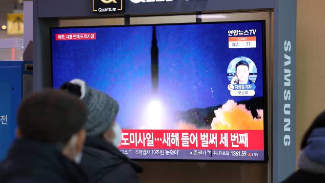 Noord-Korea houdt nieuwe rakettest, nu vanuit trein