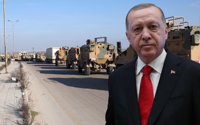 Erdogan: "We zullen het Syrische regime terugdringen binnen de grenzen die we zelf gesteld hebben."
