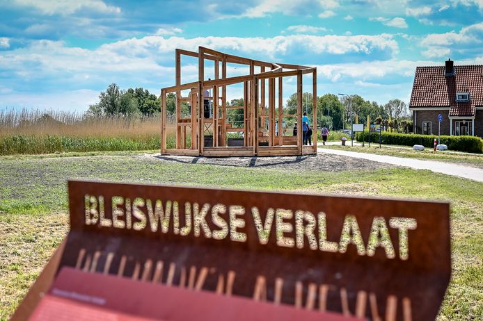 Een ‘Rottekijker’ zoals die bij Bleiswijkse Verlaat is geplaatst. Die in Oud Verlaat krijgt de vorm van een afgeknotte molen.