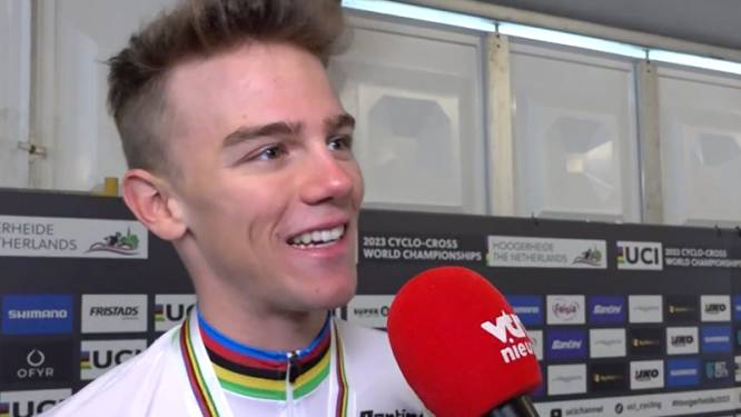 Thibau Nys daags na wereldtitel bij beloften: “Neen, er komt geen tattoo van een regenboog”