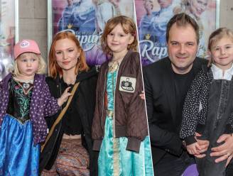 IN BEELD. Clara Cleymans en Niels Albert nemen hun ‘prinsesjes’ mee naar première Rapunzel