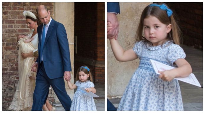 Kate Middleton, Prins William en prinses Charlotte.
