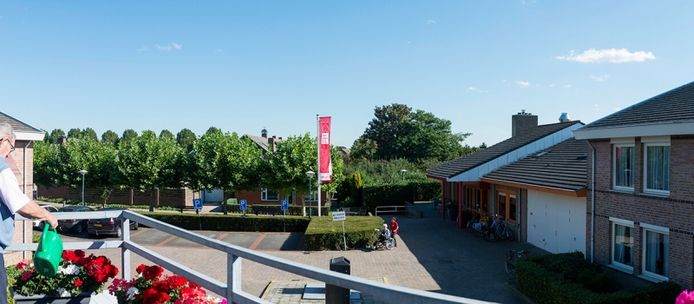 Mariahove in Ossendrecht waar pijnconsulent Natasja Reijnders. Er wonen zo'n 90 ouderen.