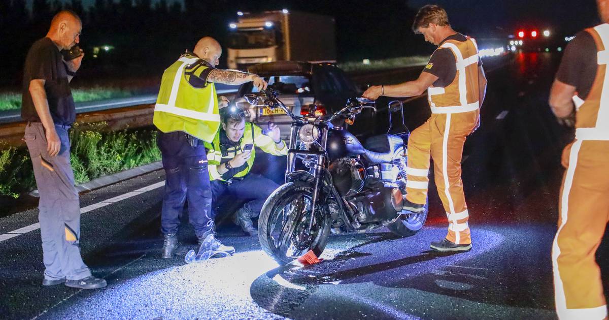 Motorrijder raakt zwaar gewond bij ongeval op de A28.