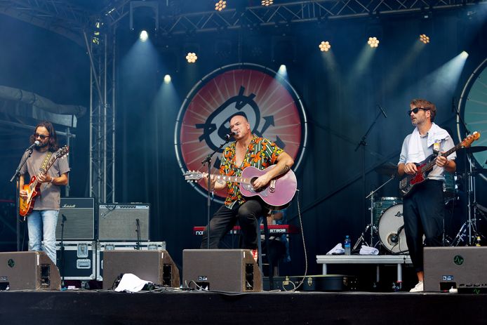 The Föhns, met links Roel Blommers en in het midden Dennis