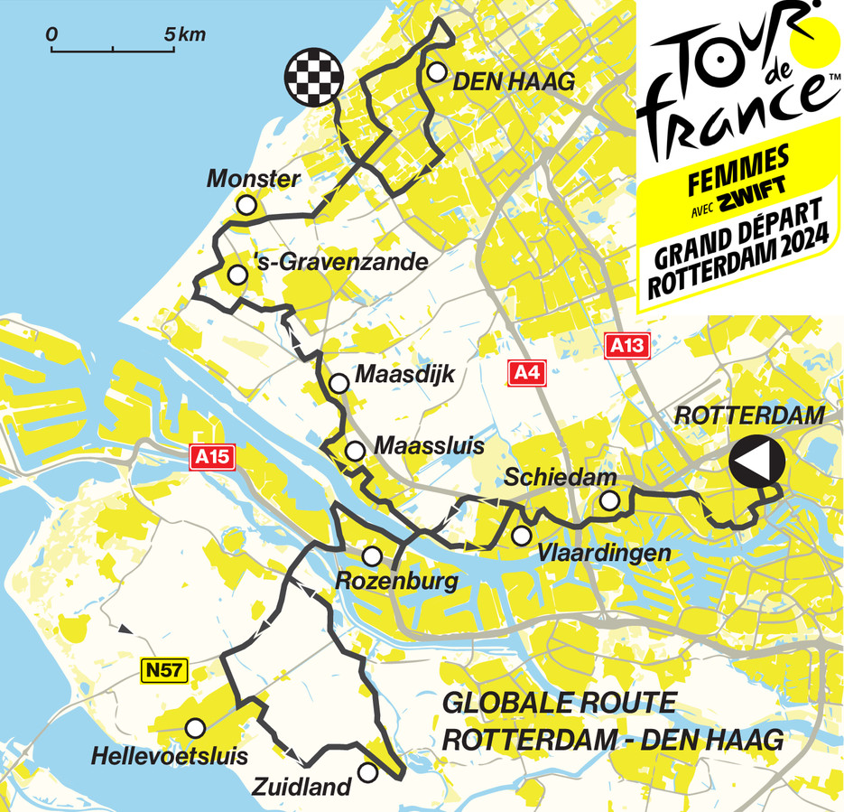 De Tour de France Femmes komt eraan! Rotterdam maakt zich op voor zinderende fietszomer Foto